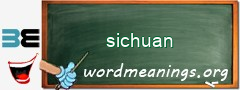 WordMeaning blackboard for sichuan